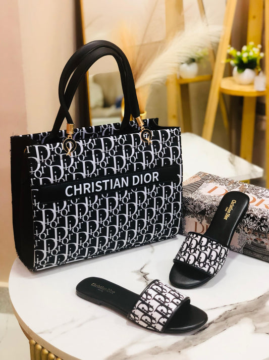 Christian Dior Slipper Bag & Set