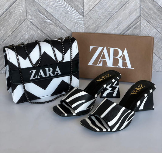 Zara Slipper & Bag Set