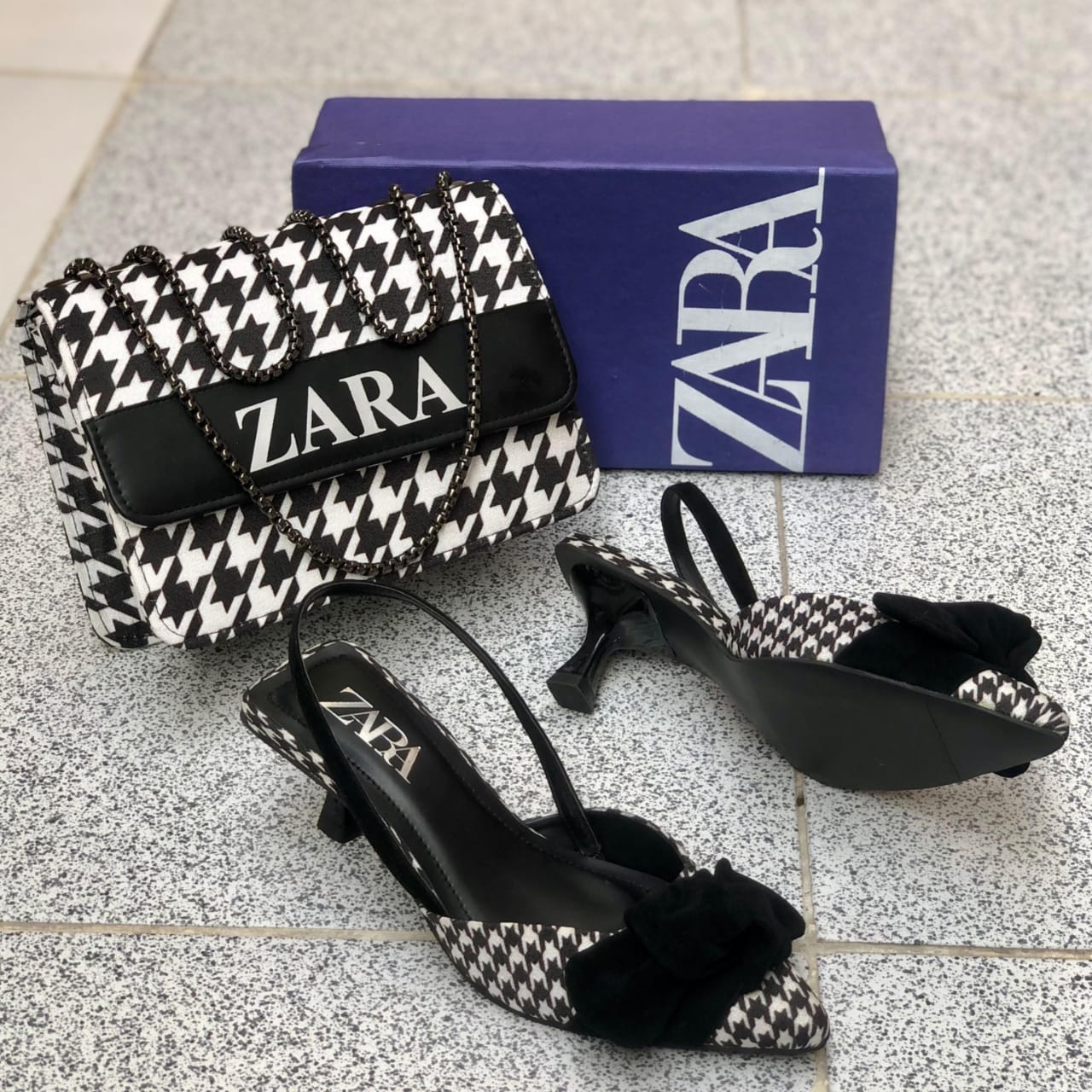 Zara Heel & Bag Set