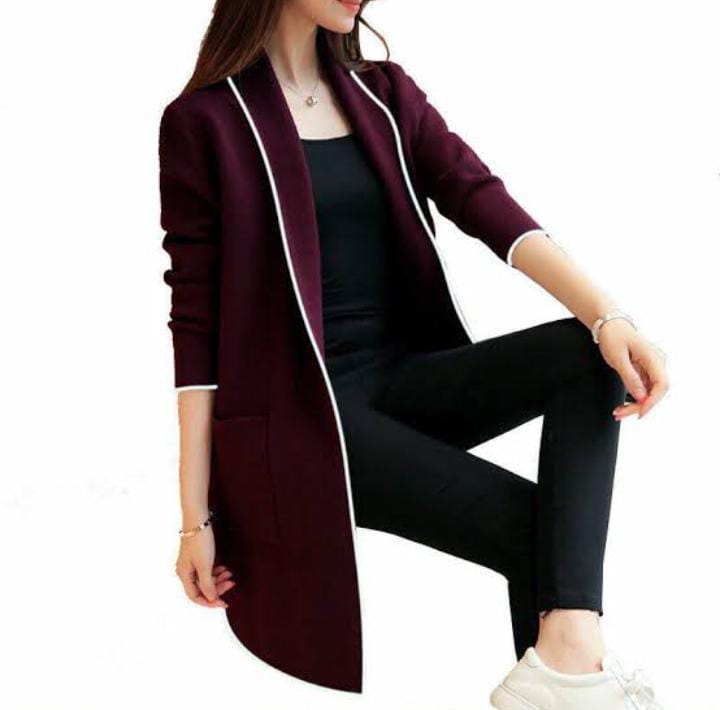 long fleece coat