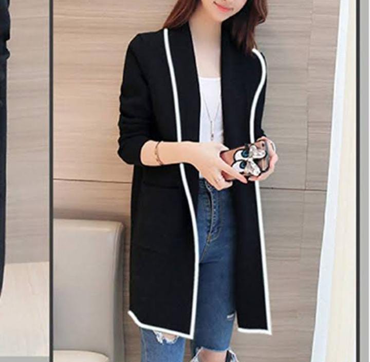 long fleece coat