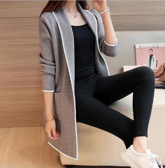 long fleece coat