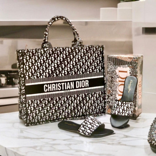 Cristian Dior Slipper & Bag Set