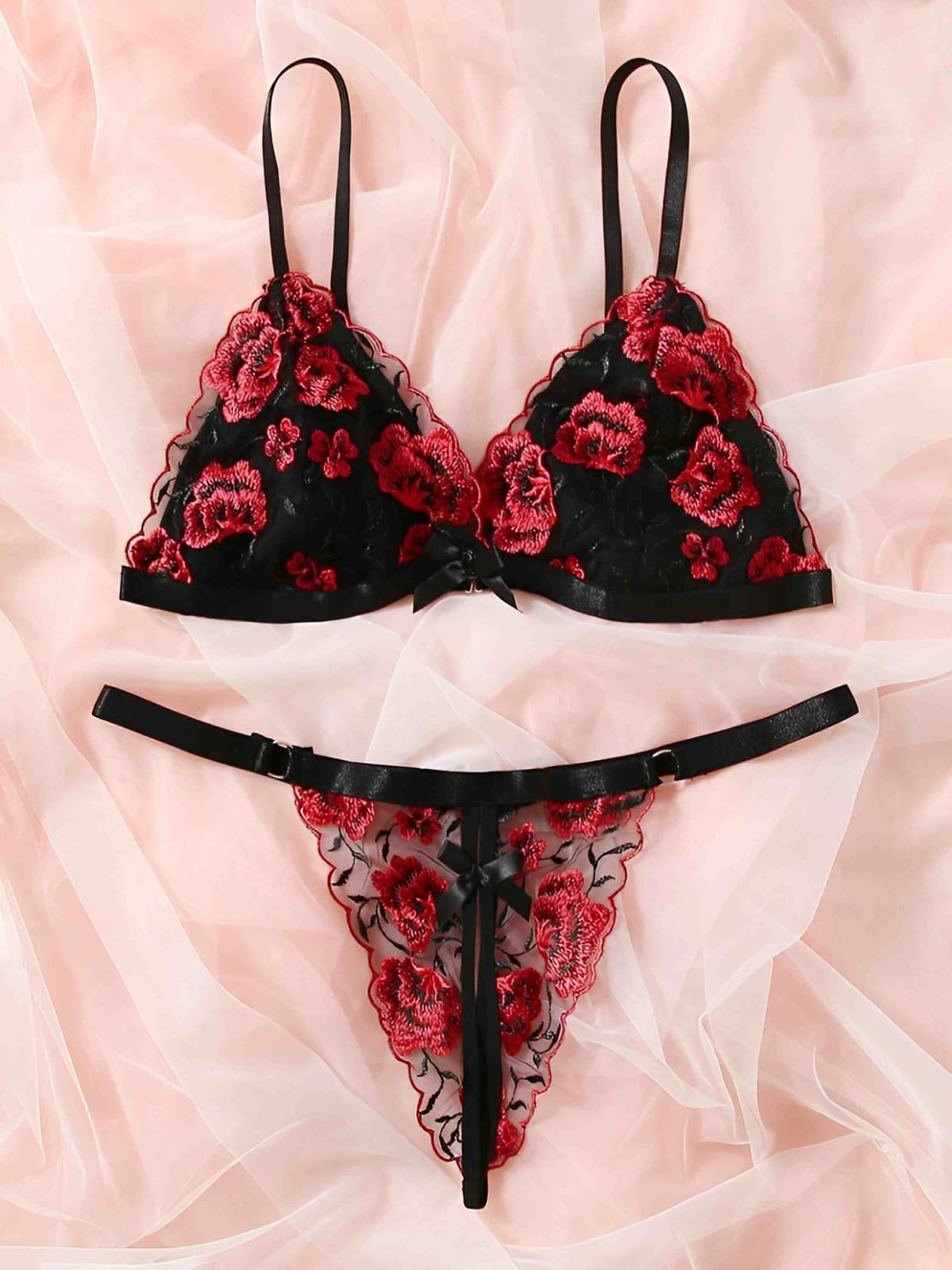 Lingerie floral Set
