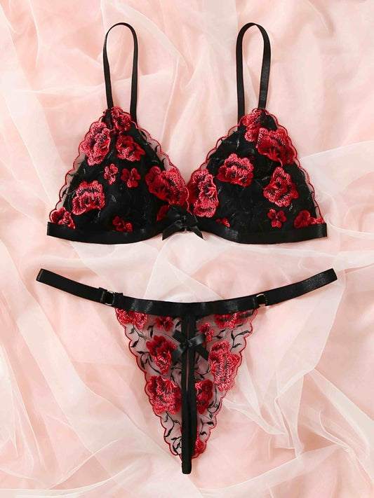 Lingerie floral Set