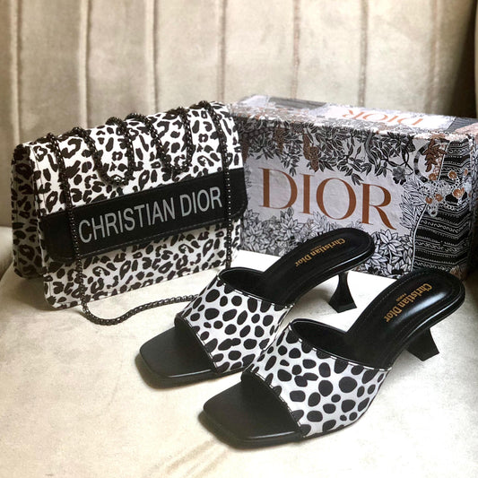 Christian Dior Heel & Bag Set