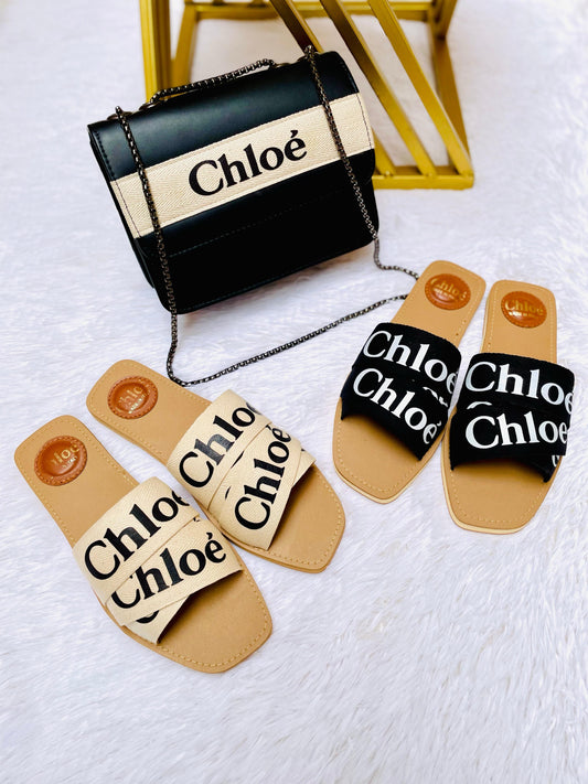 Chloe Slipper & Bag Set