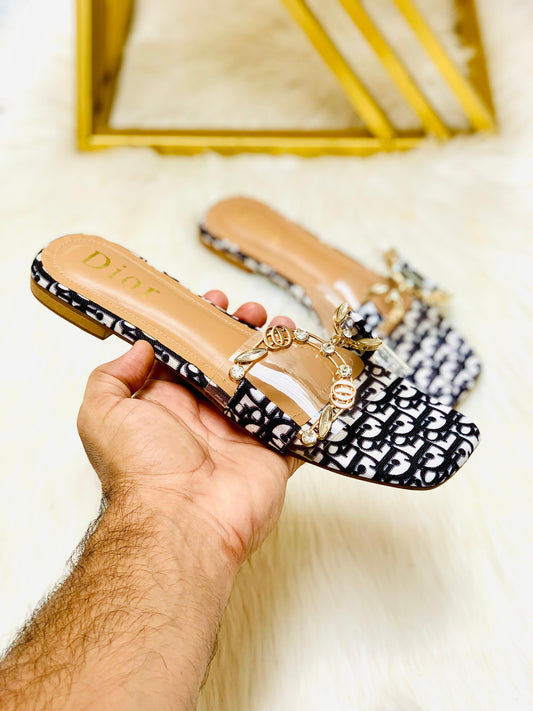 Dior D Buckle Slipper