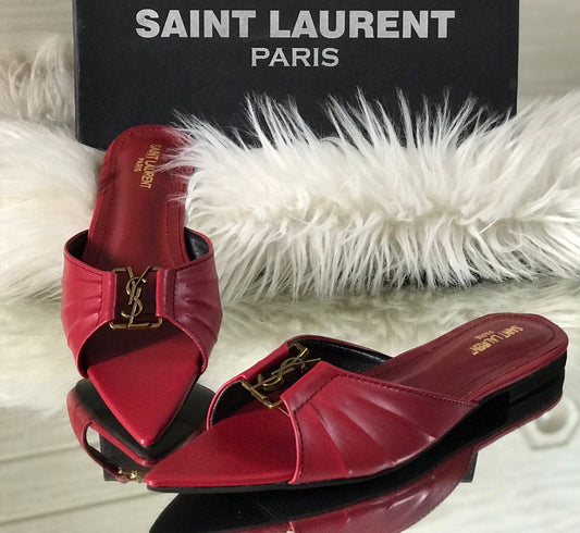 Ysl Flats Slipper