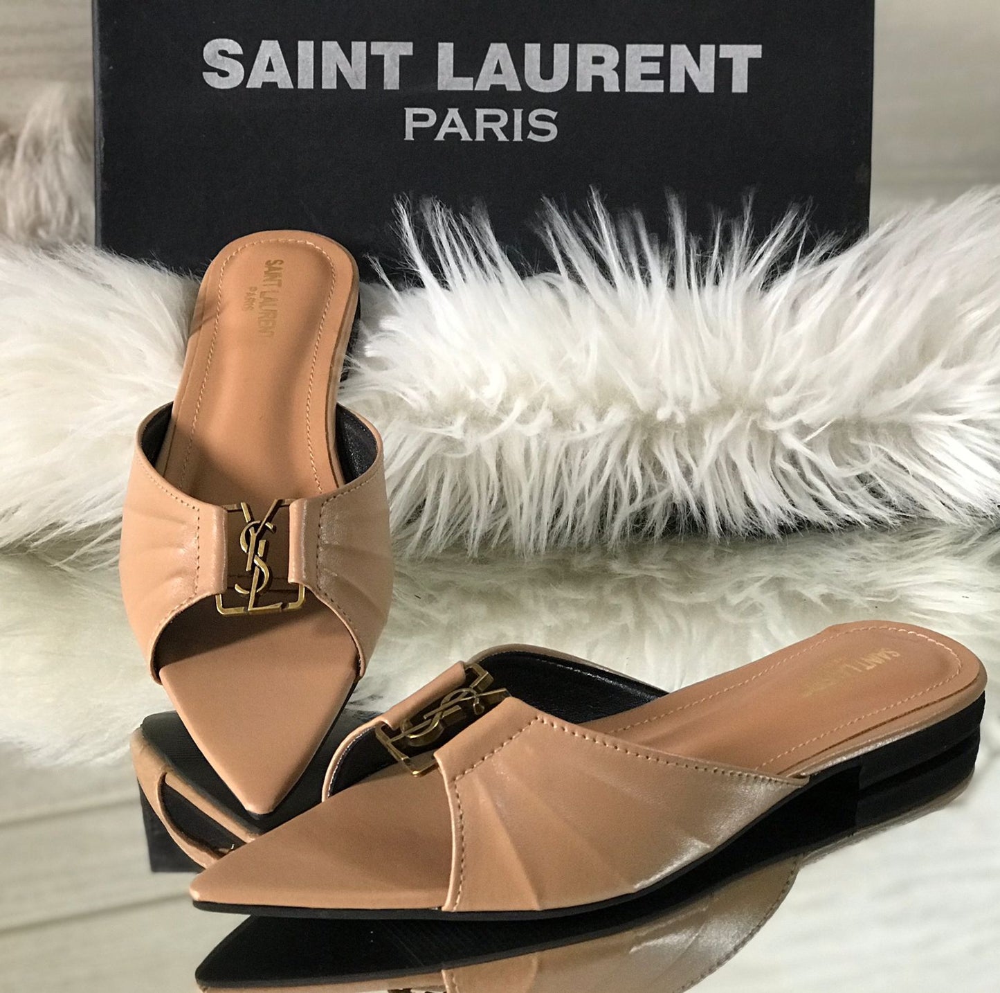 Ysl Flats Slipper