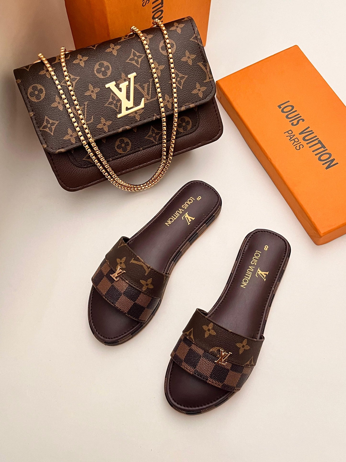 Louis Vuttion Crossbody Bag Set