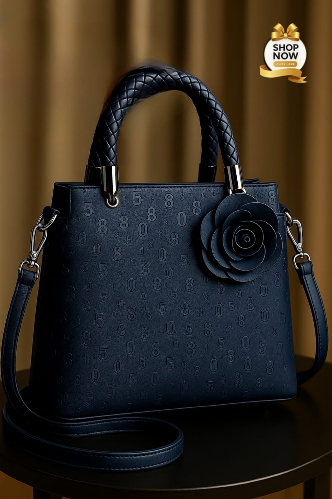 Rose Embroided Bag