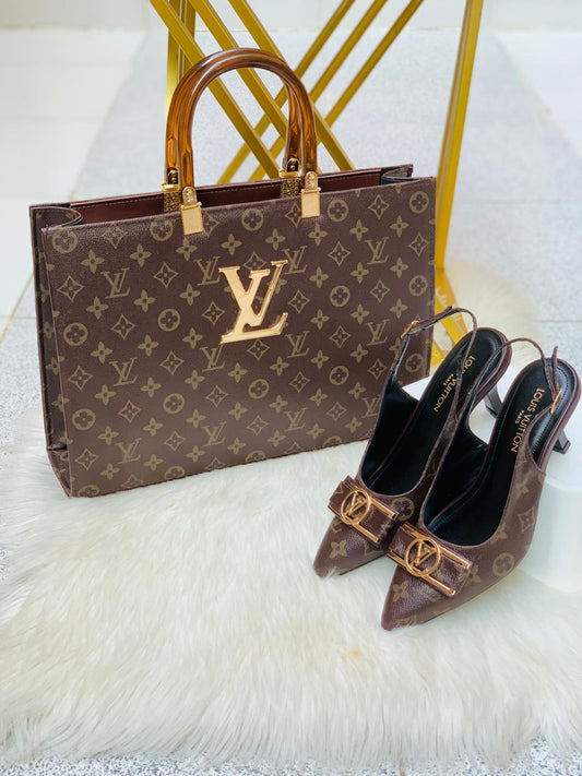 LV Heel & Bag Set