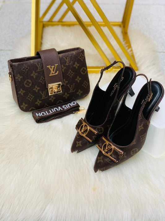 LV Heel Crossbody bag Set