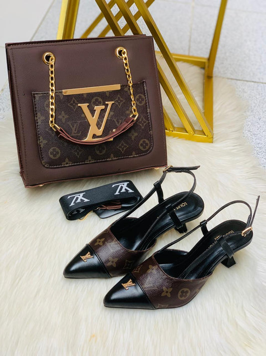 LV Heel Handbag Set