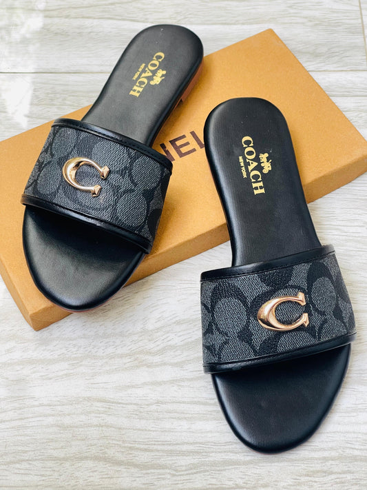 COACH SOFT FLATS SLIPPER