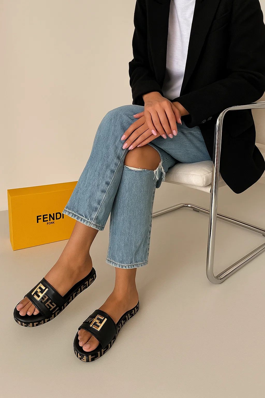 Fendi Slides Slipper