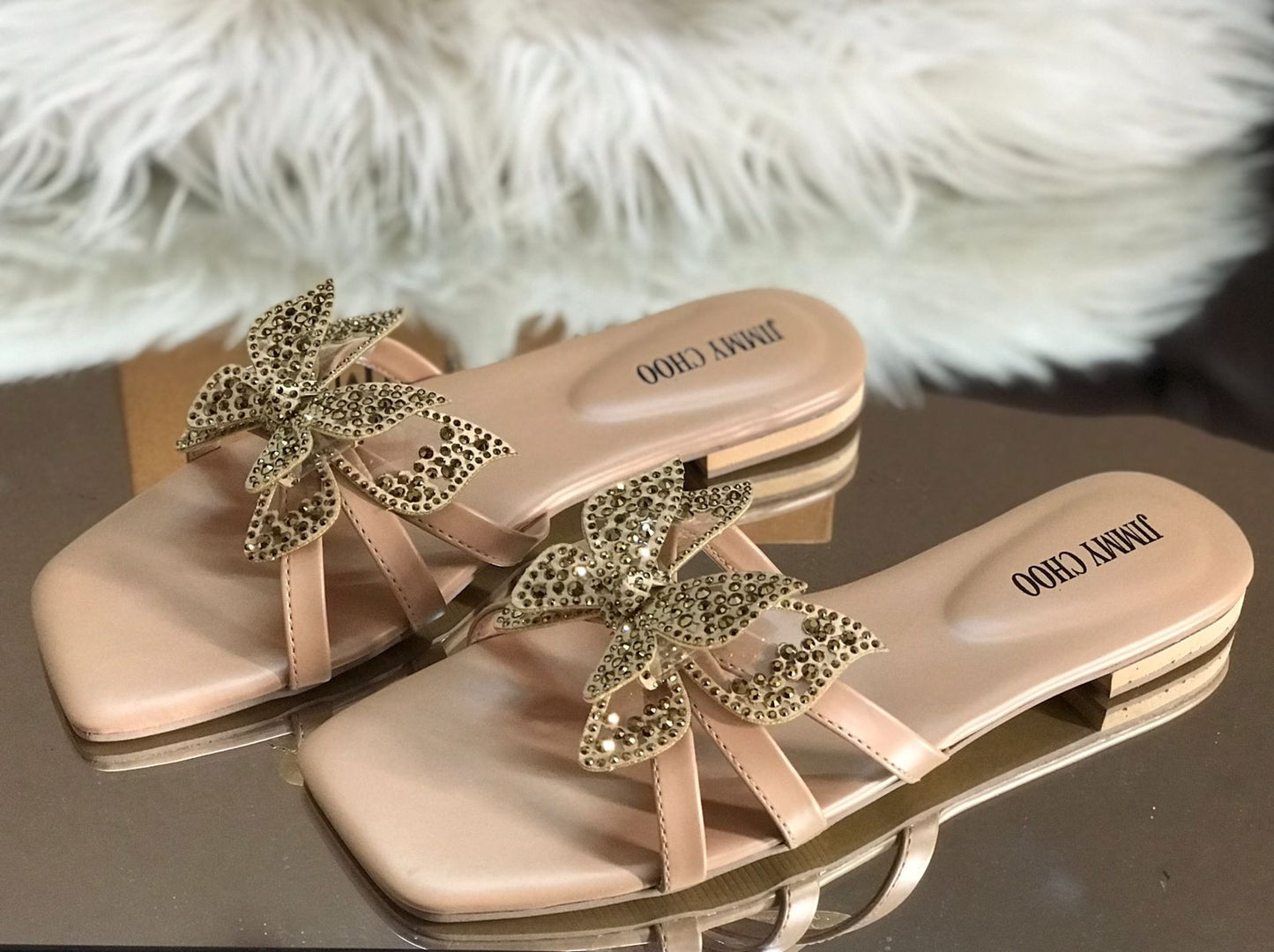 Jimmy Choo Butterfly Slipper