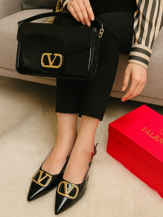 Valentino Heel & Bag Set