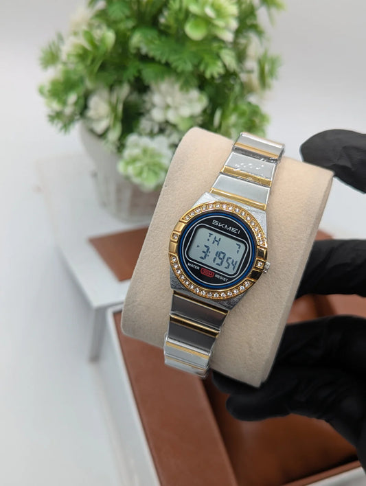 Skmei 2446 Stone shudded Ladies Digital Watch