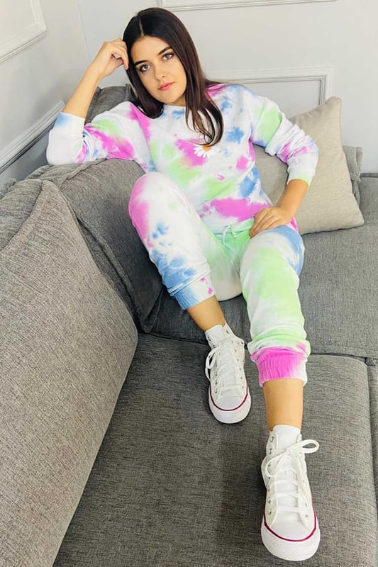 Tie & Dye Tracksuit sweatshirt & Trouser