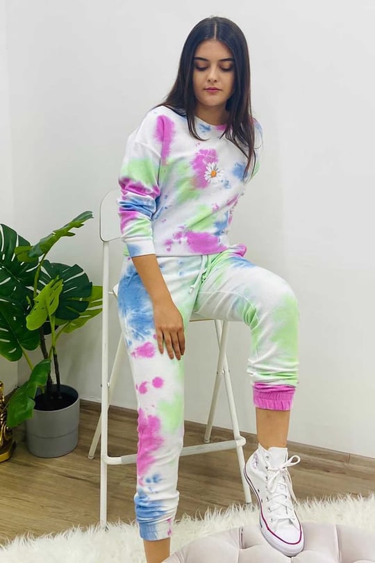 Tie & Dye Tracksuit sweatshirt & Trouser