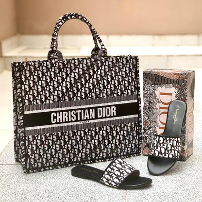 Cristian Dior Bag & slipper