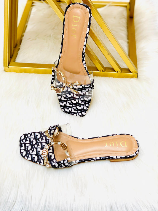 Dior D Buckle Slipper