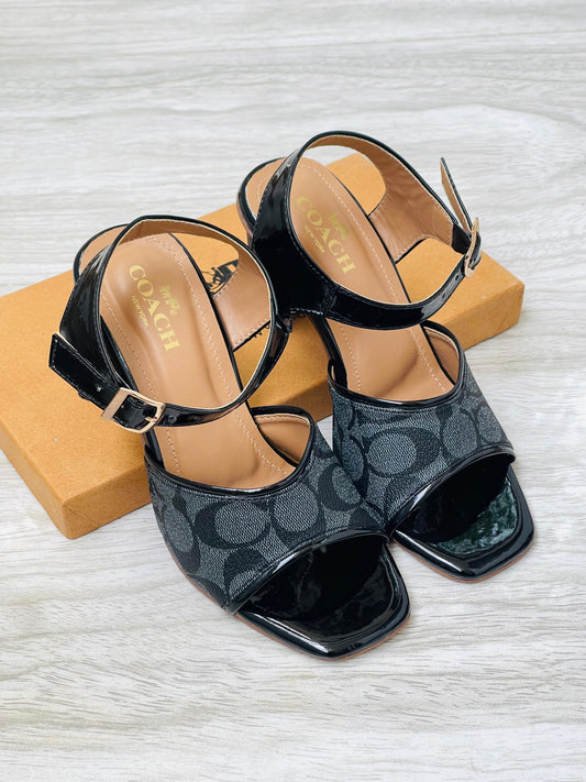 COACH BLOCK HEELS