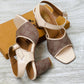 COACH BLOCK HEELS
