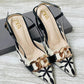 ZARA EMBROIDERED HEELS