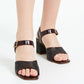 COACH BLOCK HEELS
