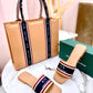 Armani Slipper & Bag Set