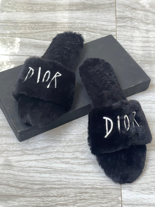 Dior Furr Slipper