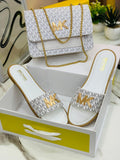Michael Kors Bag & Slipper Set