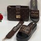 LV Wedge Slipper Bag Set