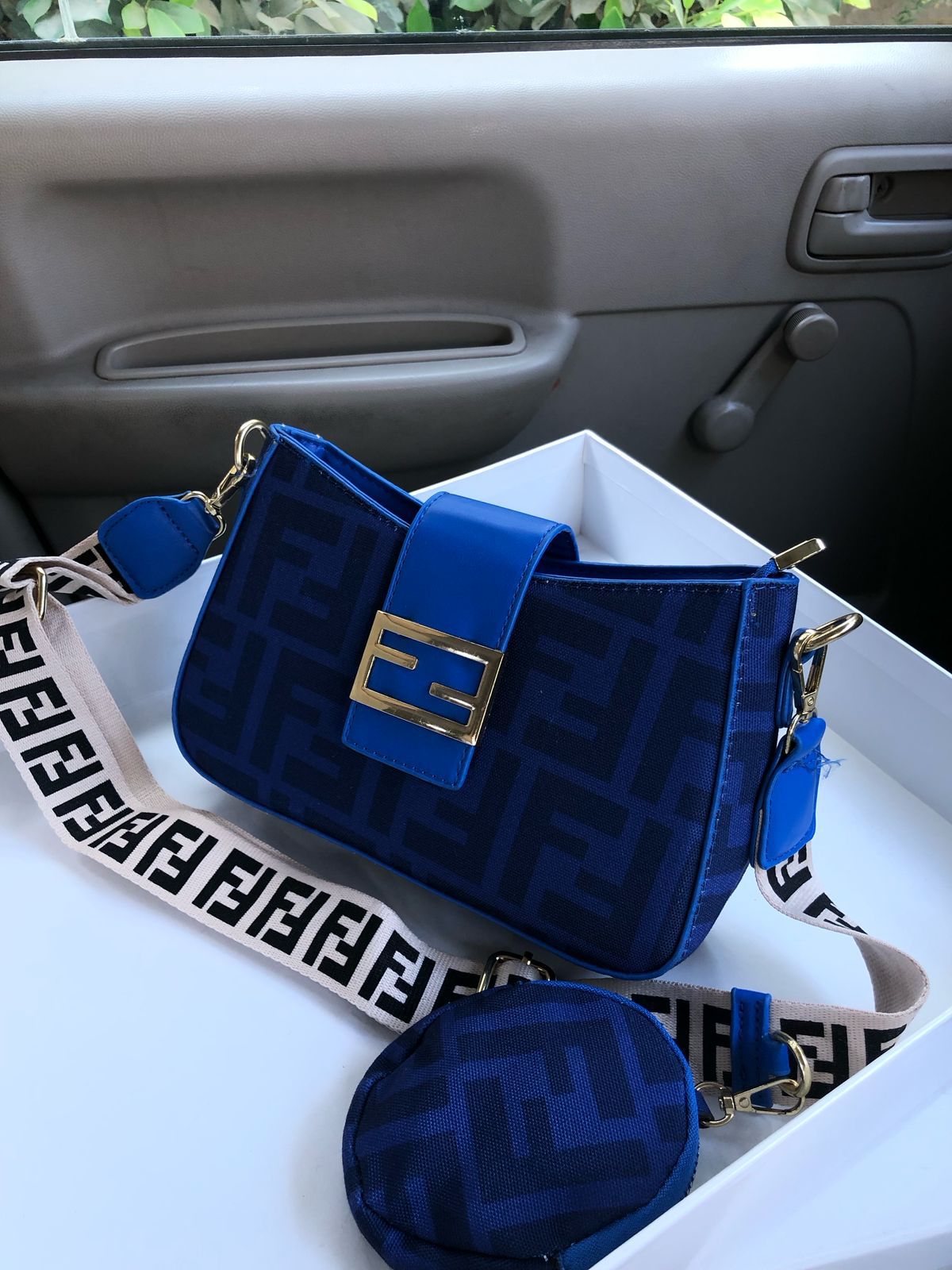 FENDI 2 PIECE CROSS BODY BAG