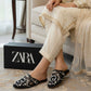Zara Imbroidery  flat pumps