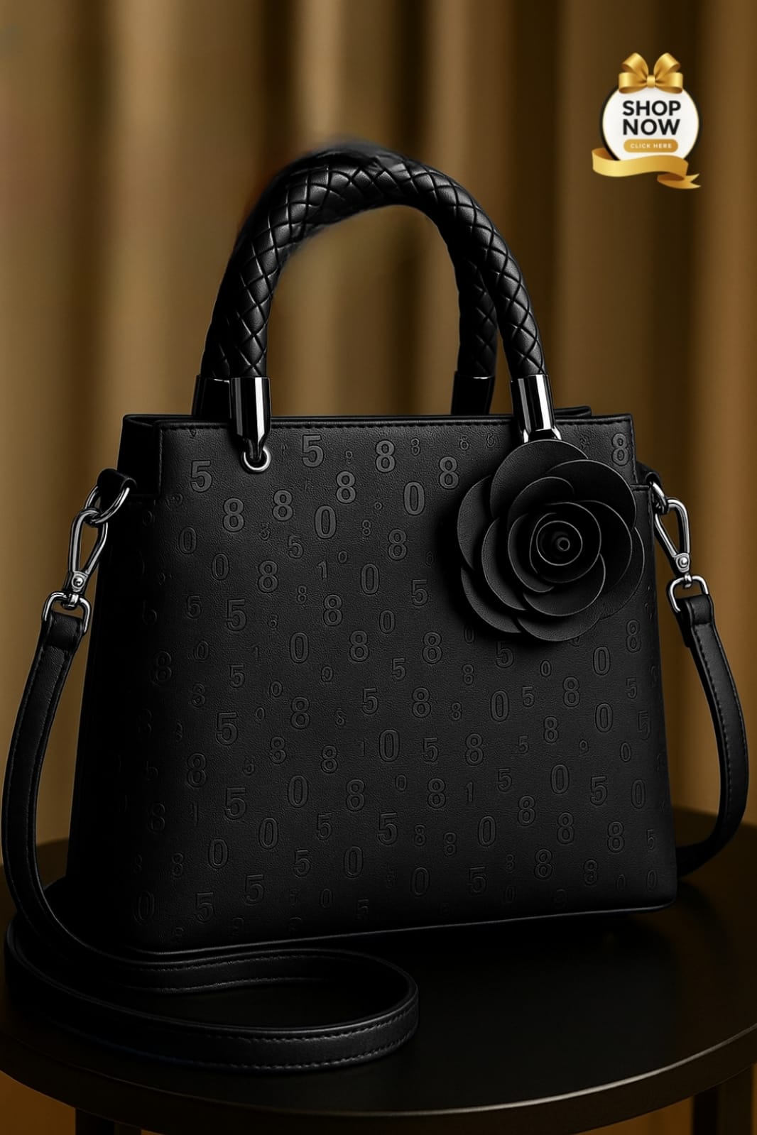 Rose Embroided Bag