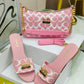 Coach Slipper & Crossbody Bag Set