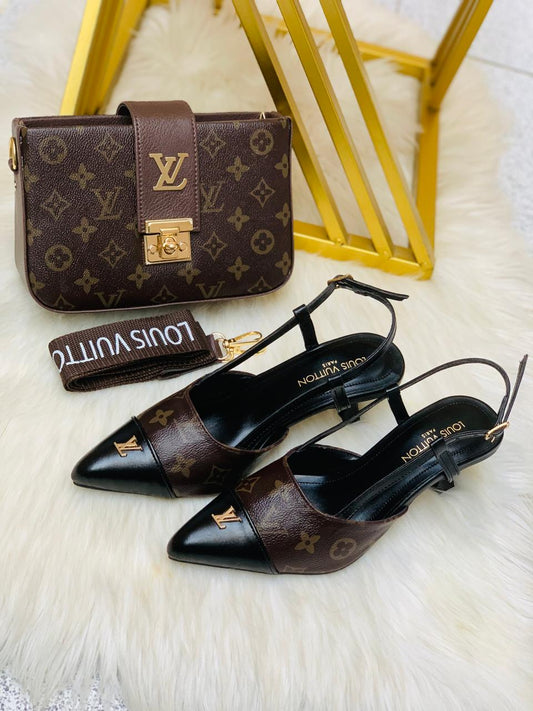 LV Heel Crossbody Bag Set