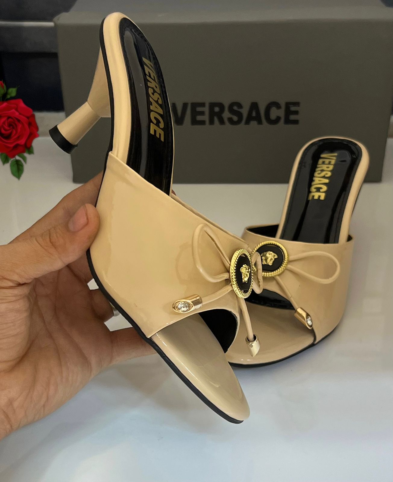 Versace Tie Heel