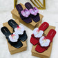 Jimmy Choo Flower Flat Slipper