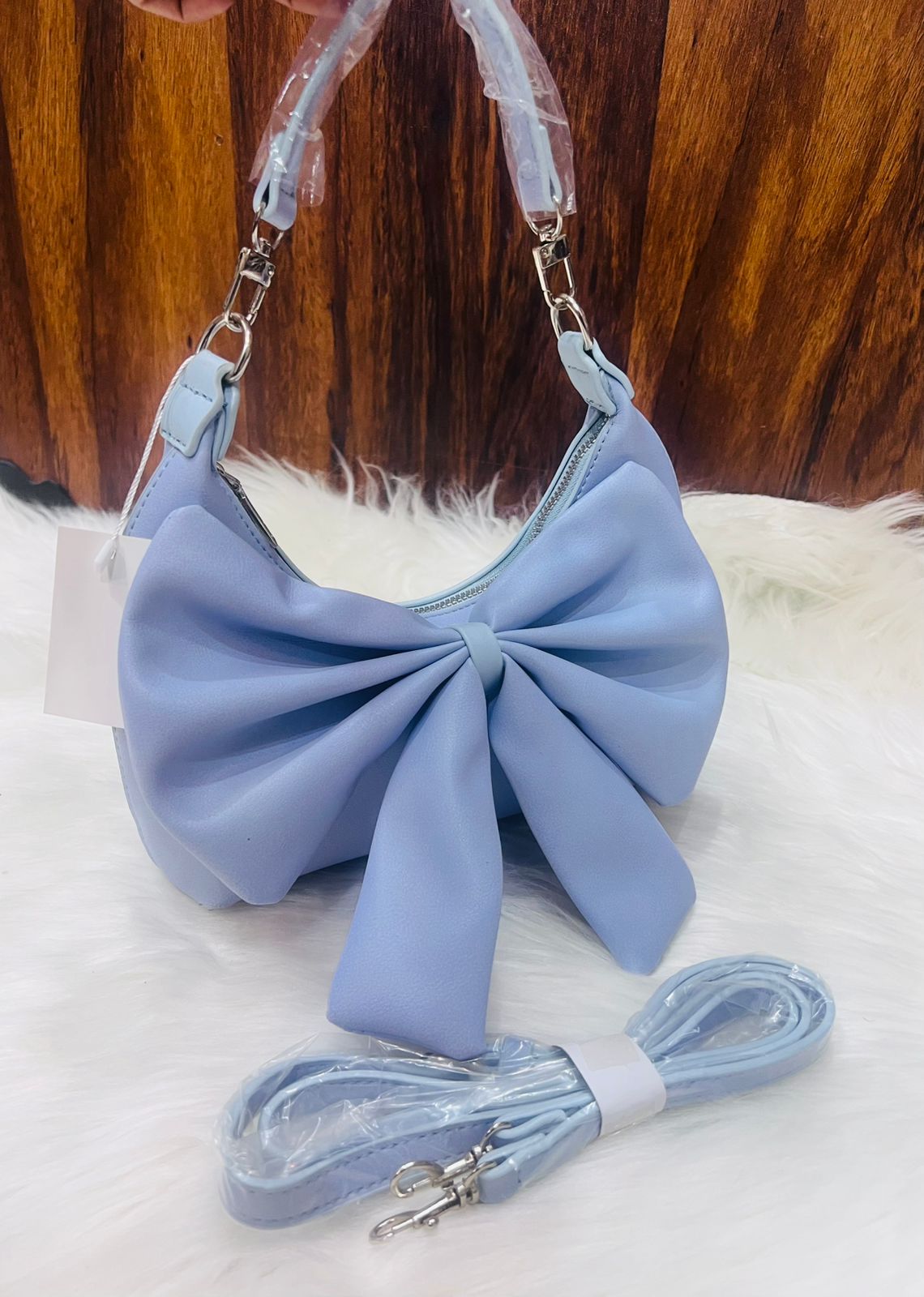 Bow style  handbag