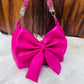 Bow style  handbag