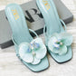 ZARA FLOWER HEELS