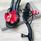 ZARA FLOWER HEELS
