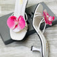 ZARA FLOWER HEELS