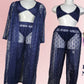 Net Bridal Nighty4 pc Set