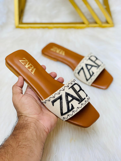 Zara Embroidery Slipper
